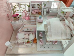 可爱女生喜欢玩的创意 DIY 手工小屋玩具