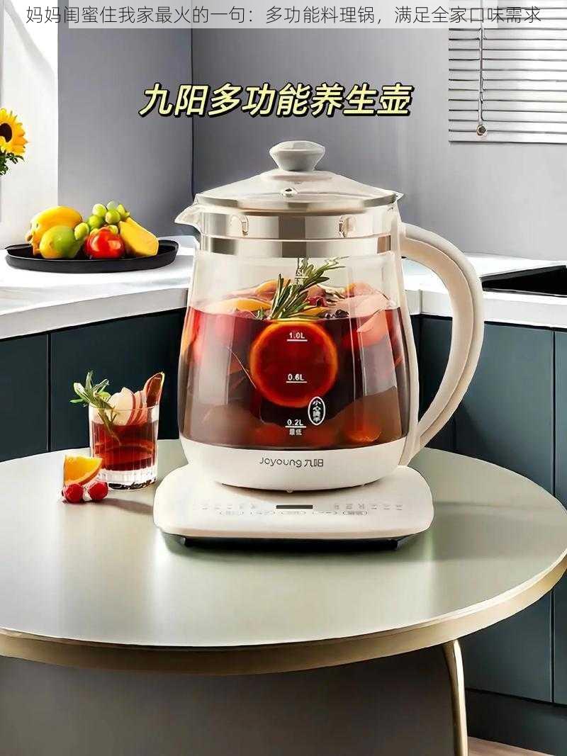 妈妈闺蜜住我家最火的一句：多功能料理锅，满足全家口味需求