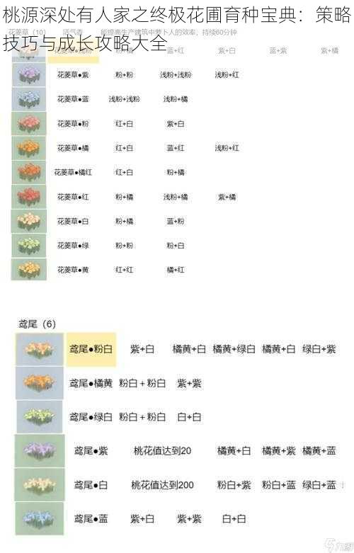 桃源深处有人家之终极花圃育种宝典：策略技巧与成长攻略大全