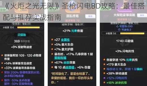 《火炬之光无限》圣枪闪电BD攻略：最佳搭配与推荐实战指南