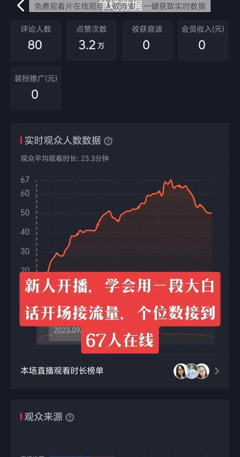 免费观看片在线观看人数查询，一键获取实时数据