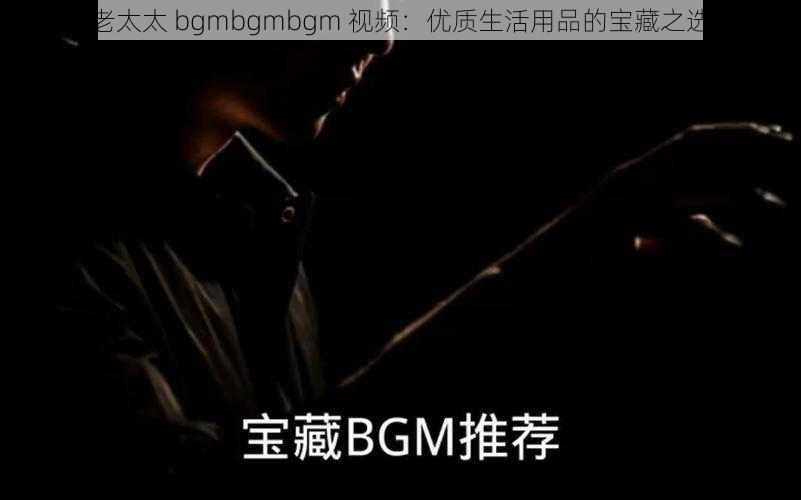 老太太 bgmbgmbgm 视频：优质生活用品的宝藏之选