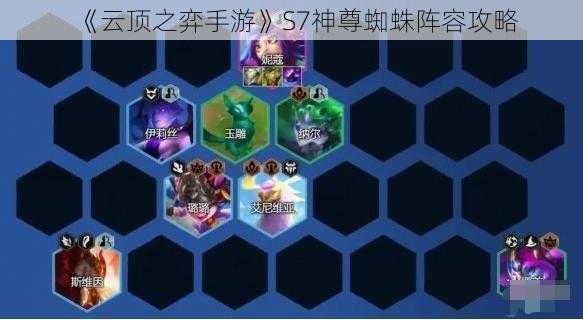 《云顶之弈手游》S7神尊蜘蛛阵容攻略